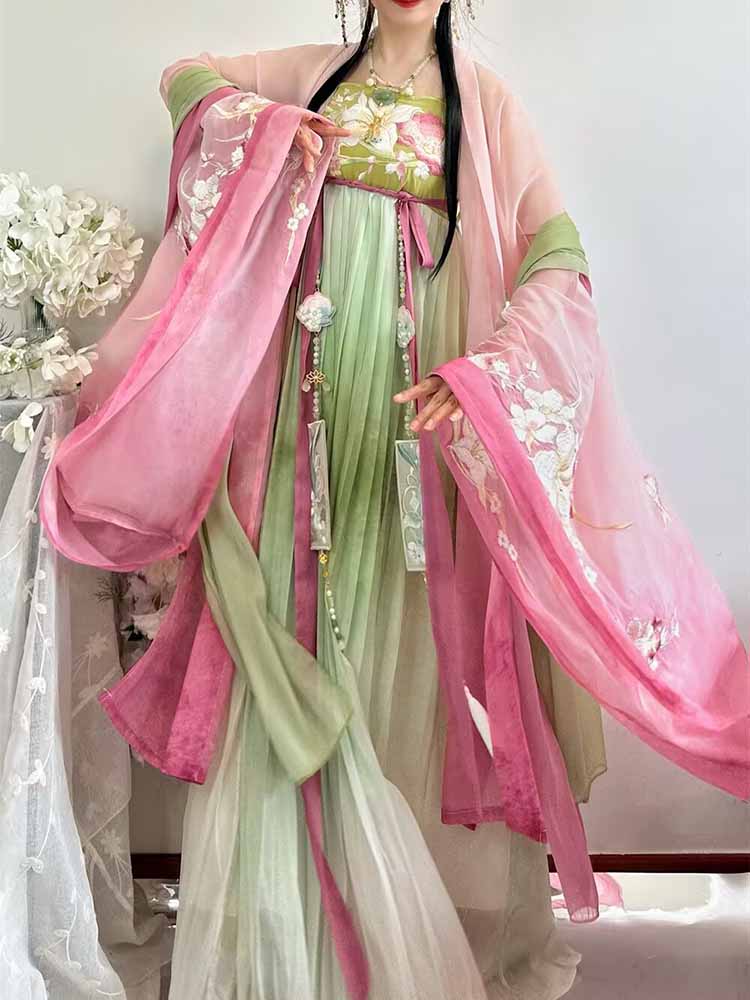 Embroidery Dress - Женский сценический костюм на Хэллоуин, ролевой