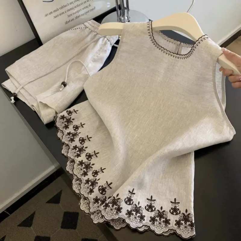 Embroidery Uniform - Простой стиль Old Money из хлопка