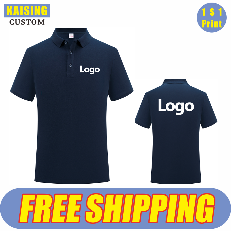 Embroidery Logo - KAISING Высококачественная рубашка-поло из чистого хлопка