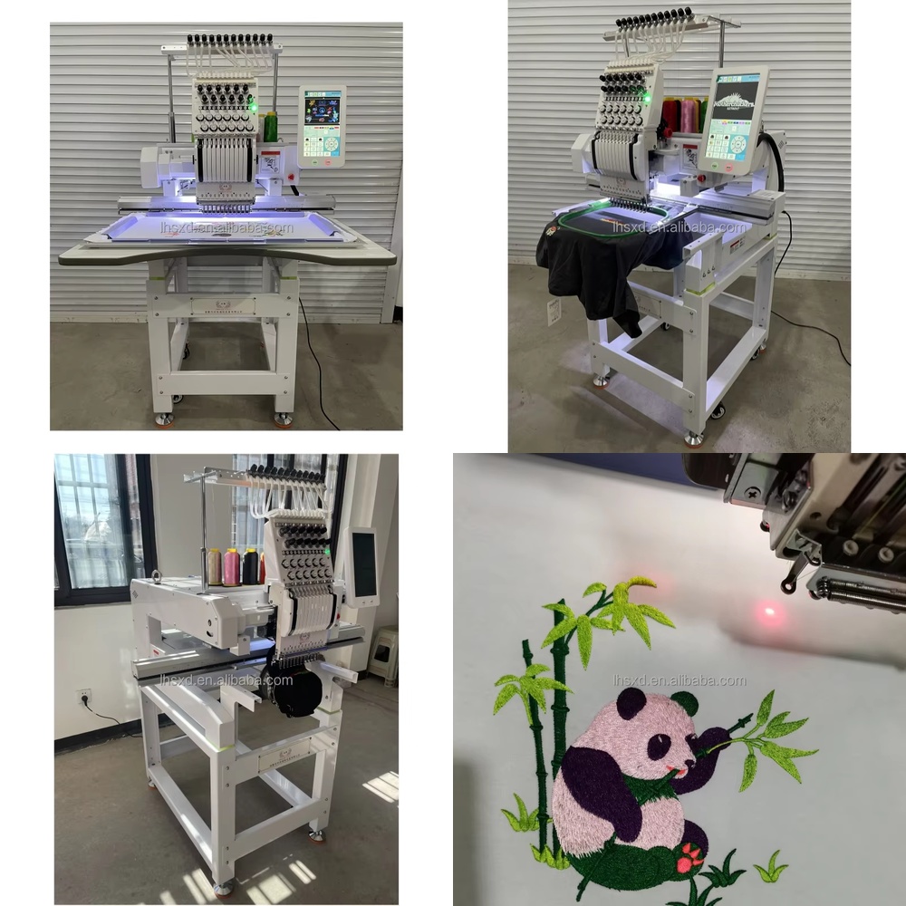 Embroidery Machines - Одношпиндельная компьютеризированная вышивальная машина 12/15 для