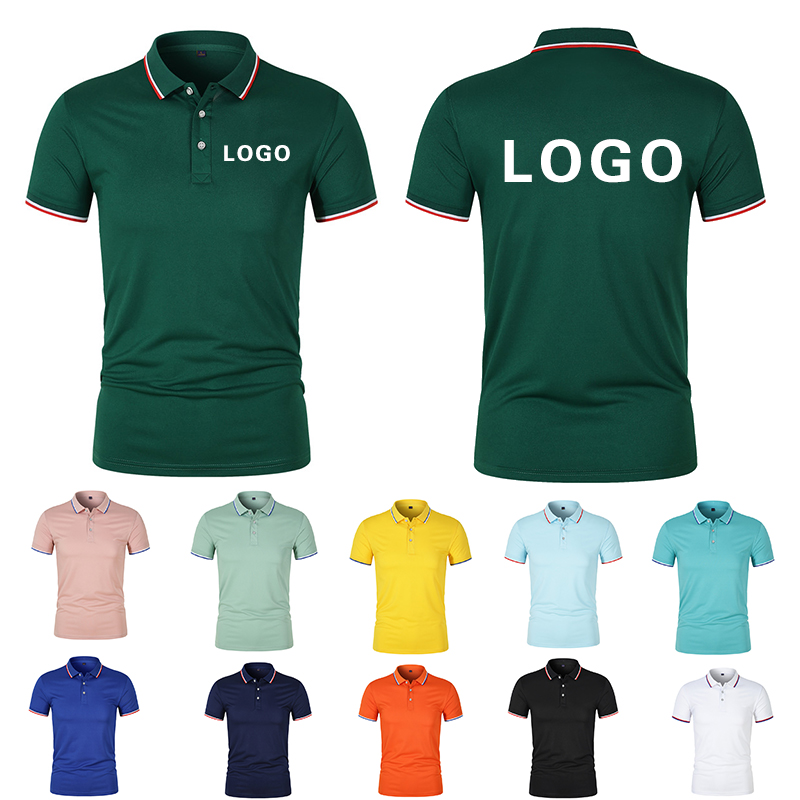 Embroidery Logo - Рубашка-поло с коротким рукавом и отложным