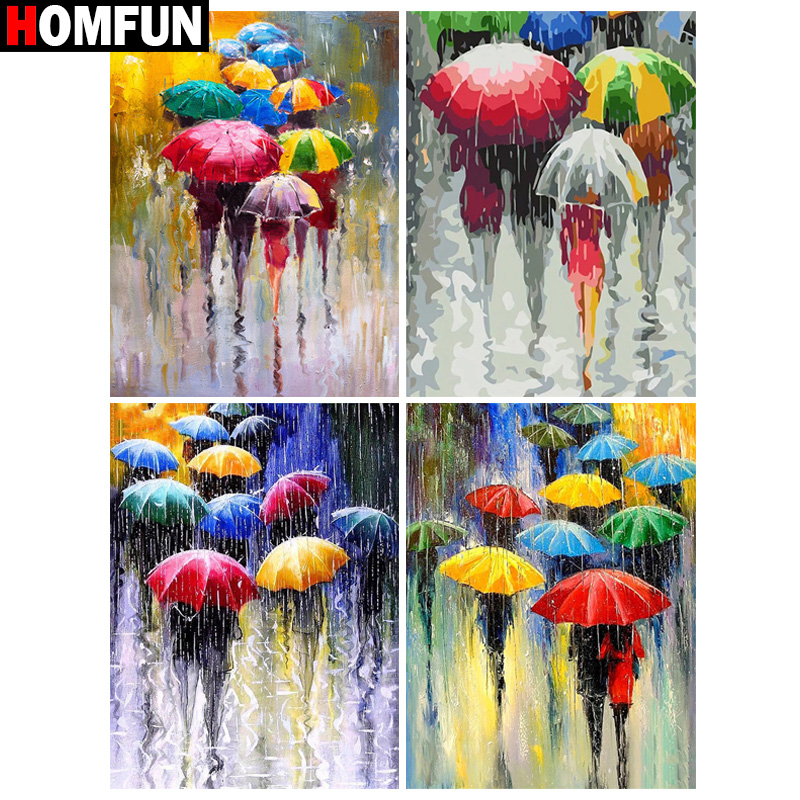 Embroidery Cross Stitch Patterns - Алмазный Узор HOMFUN 5D страз для