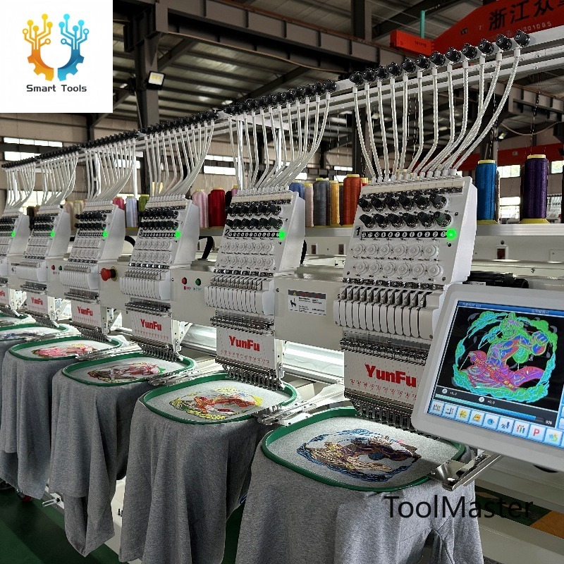 Высокоскоростная 6-головочная  – обзор и цена Embroidery Machines