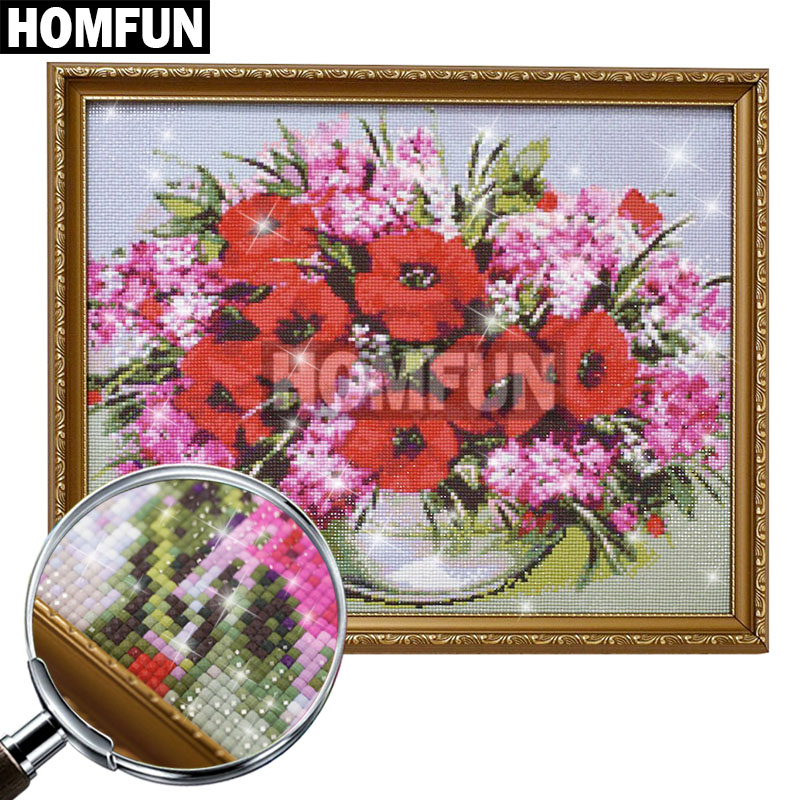 HOMFUN 5D алмазный узор горный – обзор и цена Embroidery Cross Stitch Patterns