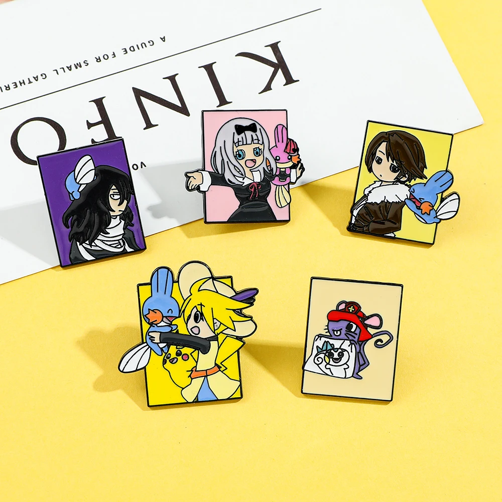 Набор из 5 брошей с персонажам – обзор и цена Embroidery Tulle