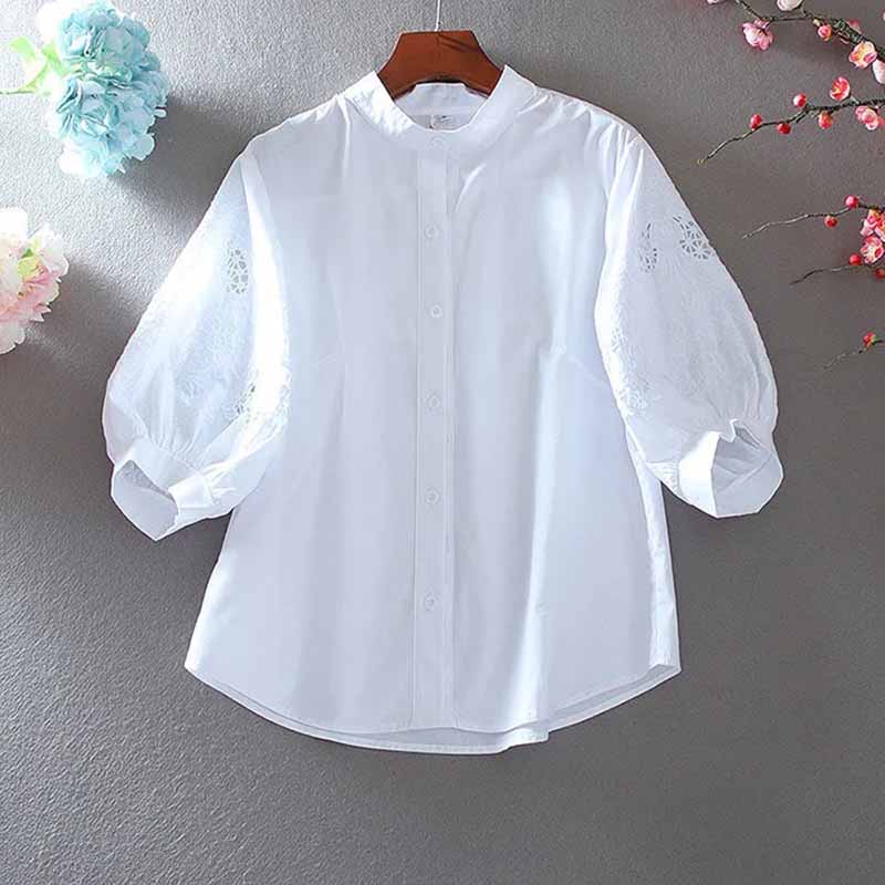Лето 2025 г., рубашка из чисто – обзор и цена Embroidery On Shirt