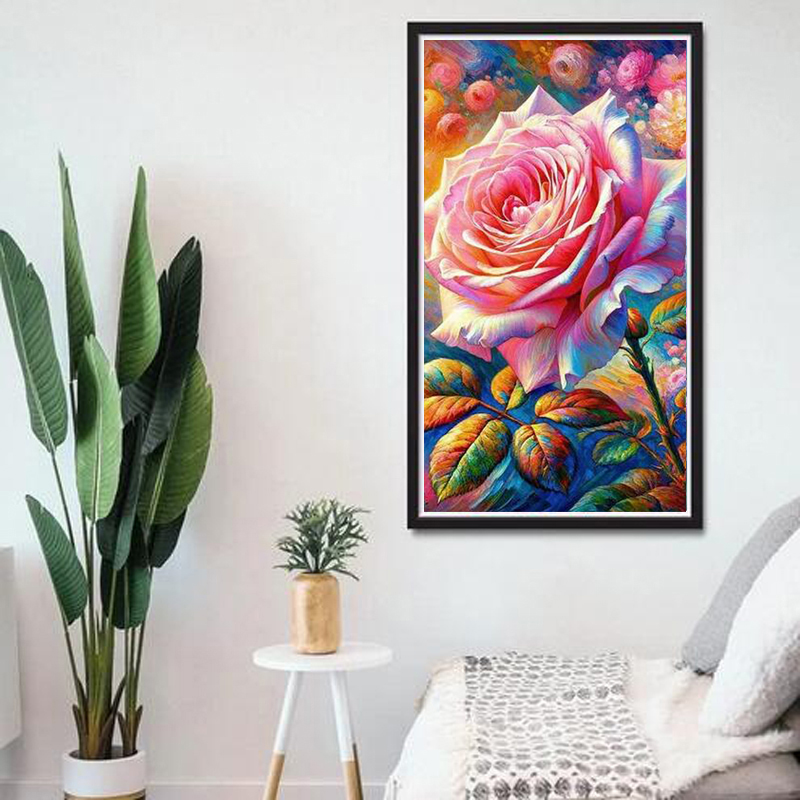 Большая картина-мозаика из стр – обзор и цена Embroidery Roses