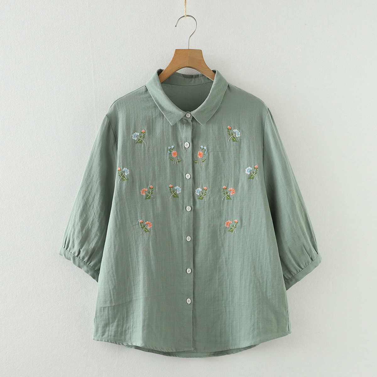 Новинка 2025, летняя рубашка и – обзор и цена Embroidery On Shirt