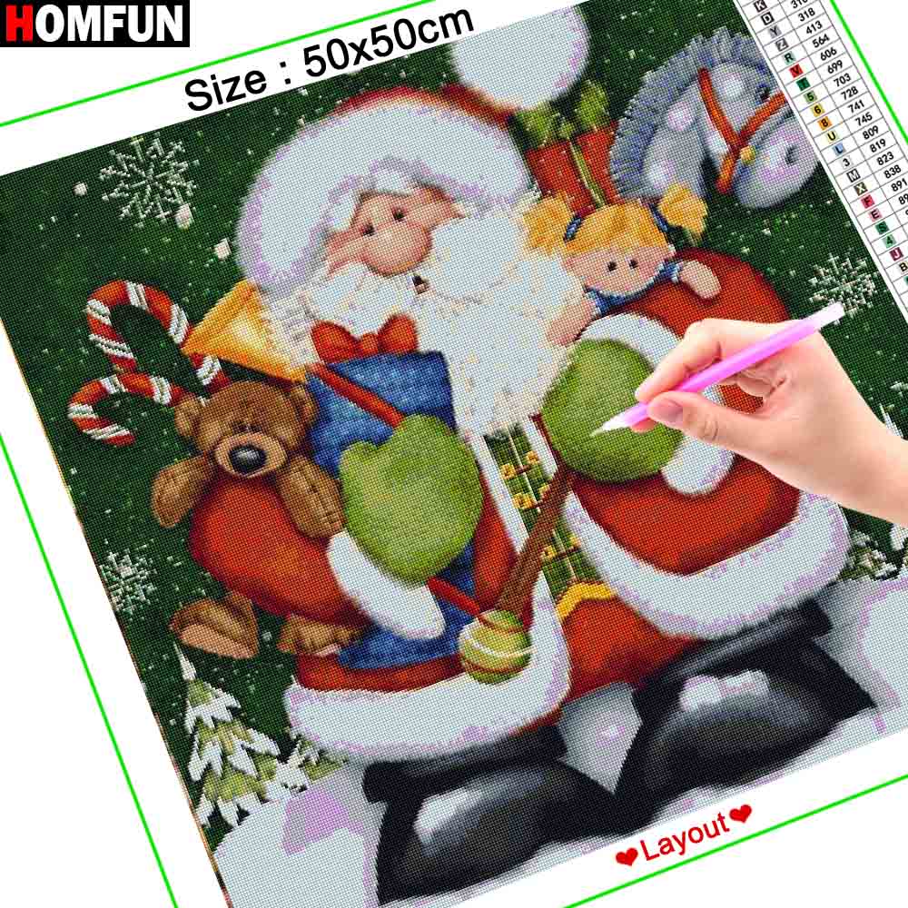 Алмазная живопись HOMFUN, карт – обзор и цена Embroidery Cross Stitch Patterns