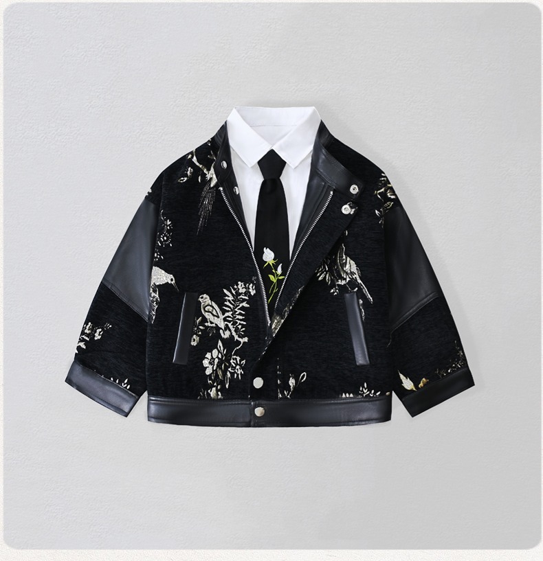 Детская мотоциклетная куртка и – обзор и цена Embroidery Uniform
