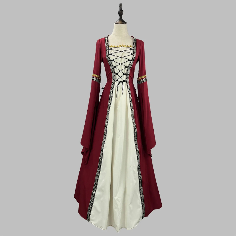 Винтажное европейское платье в – обзор и цена Embroidery Dress