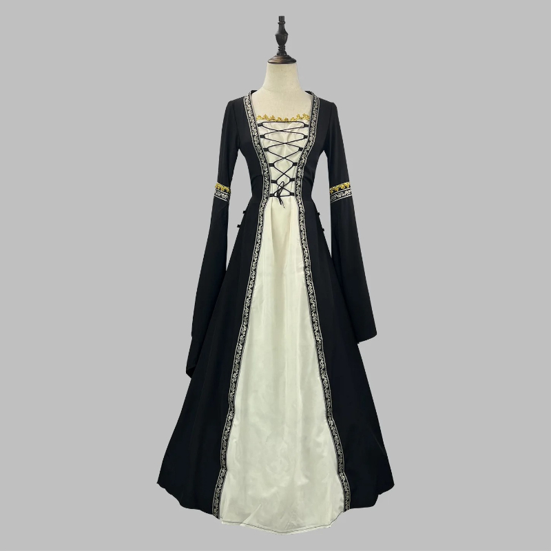 Винтажное европейское платье в – обзор и цена Embroidery Dress