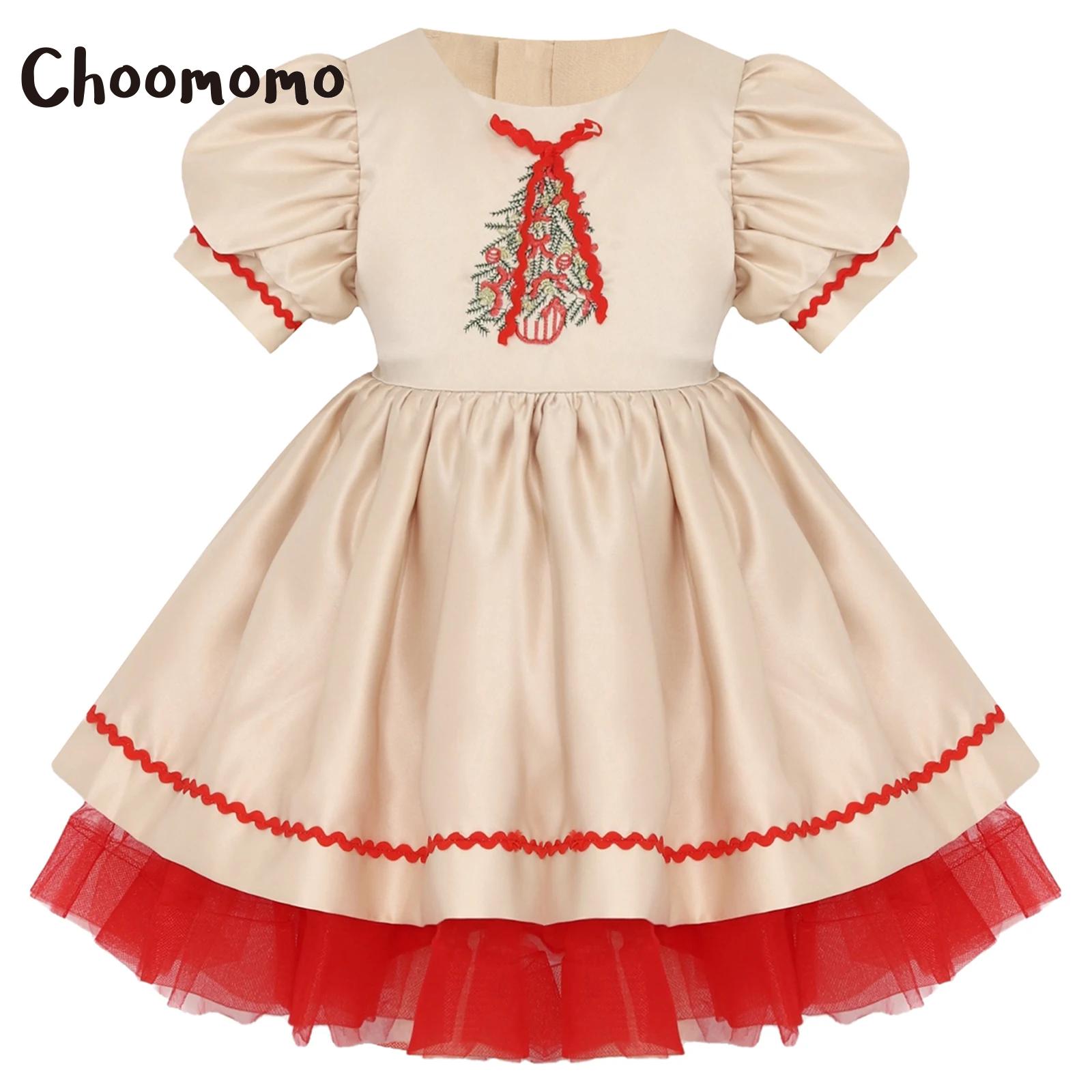 Детское рождественское платье  – обзор и цена Embroidery Dress