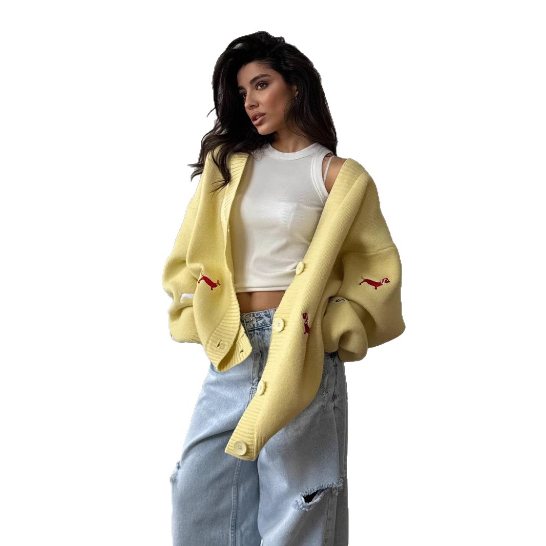 Раннеосенний кардиган с вышивк – обзор и цена Embroidery Cardigan