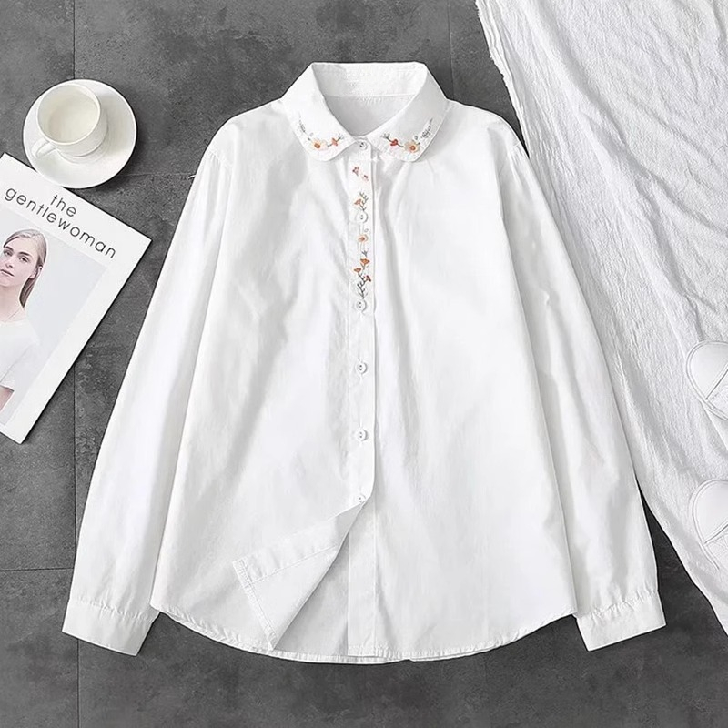 Новые белые рубашки из чистого – обзор и цена Embroidery On Shirt