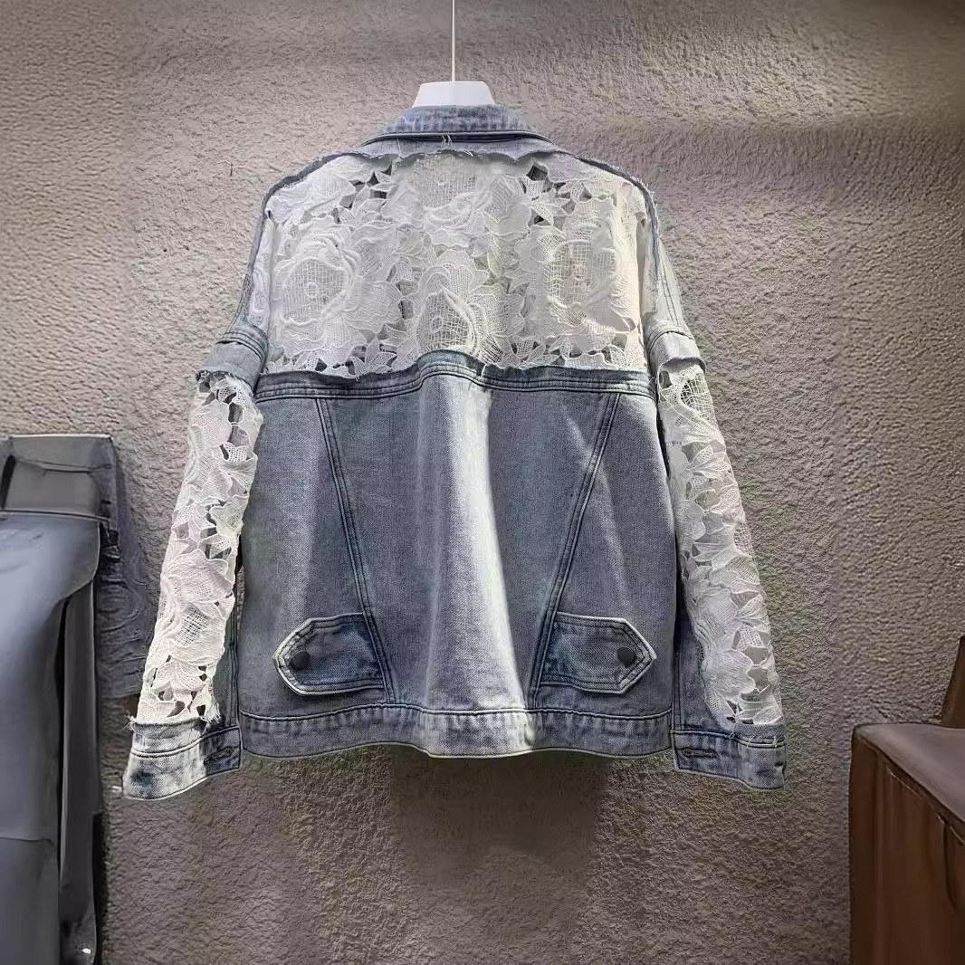 Женская джинсовая куртка с отл – обзор и цена Embroidery Cardigan